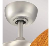 KICHLER Ventilatore da soffitto Canfield 30, nichel spazzolato KICHLER
