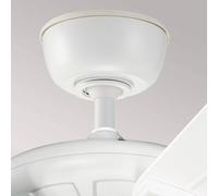 KICHLER Ventilatore da soffitto Kevlar 42 IP44, bianco, Ø 107 cm KICHLER