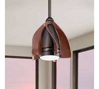 KICHLER Ventilatore LED Terna bronzo oliato/spazzolato KICHLER