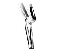 KICHOUSE 1 Pz Clip di Bistecca in Acciaio Inossidabile Presa Potere Griglia Morsetto Cucinando Servire per Cremagliera Pesante Piccolo Bianco Tong Clip di Bistecca Fritta Argento