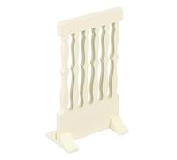 KICHOUSE 1 Pz Decorazione dello Schermo del Desktop Mini Schermo Divisorio Divisore dello Schermo Mini Schermo del Desktop Minischermo Arredamento Mini Schermo di Legno Bianca