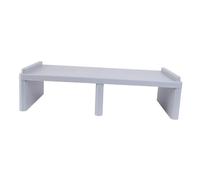 KICHOUSE 1 Pz. Espositore Monitor da Supporto per Monitor Supporto Monitor Verticale Booster Riser Tastiera per Desktop Alzate Sollevare Multifunzione Montante Grey Plastica