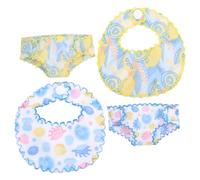 KICHOUSE 1 Set mutandine divertenti Muta bianche mutandine per le donne mutandine da ragazza accessori per neonati per bambole biancheria intima da bambina stoffa