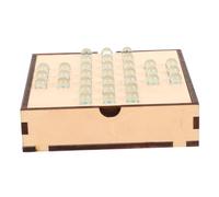 KICHOUSE 1 Set puzzle di scacchi gioco da tavolo dama pedine interattive pedine portatili gioco di scacchiere giochi da tavolo di strategia scacchiera dama puzzle Bicchiere