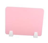 KICHOUSE 1 Set Scheda di Protezione Dell'isolamento Separatore Scrivania Correttore Privacy Partizioni Divisori della Classe Protettore Etichetta Divisore Divisori delle Stanze Rosa Metallo