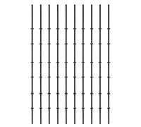 KICHOUSE 10 Pezzi Asta sospesa per Piante idroponiche da Tavolo - Supporto per propagazione in Acqua - Porta provette per Piante aeree - Porta vasi per Gemme - Stazione di Coltivazione per 30 cm