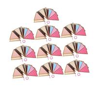 KICHOUSE 10 Pezzi Bandierine Triangolari Multicolori Decorazione Unica per Cameretta Festa e Aula Materiale e Resistenti e