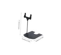 KICHOUSE 10 pezzi Clip Cartellino Supermercato Nero Supporto Espositore Pubblicitario Stabile in Ferro per Segnaprezzi e Note Adatta per Negozi e Uffici