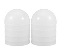 KICHOUSE 10 Pezzi Coperture Lampade Mezza Sfera in Resistente al Calore Paralumi Cupola per Lampade da Tavolo e Soffitto Antinebbia e Polvere per Illuminazione Chiara e Duratura