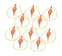 KICHOUSE 10 Pezzi Fischio Di Conchiglia Naturale Fischietti Decorativi a Conchiglia Fischietti a Forma Di Conchiglia Fischietto a Conchiglia Per Plastica