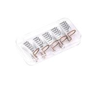 KICHOUSE 10 Pezzi Guide per Estensione Unghie in Alluminio Argento Riutilizzabili Forma Curva per Nail Art Professionale e Uso Domestico per Donne