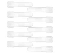 KICHOUSE 10 Provette da Laboratorio in Plastica 12 Ml con Tappo Sigillante, Tubi di Campionamento Piccoli e Graduati, Set da 10 Pezzi per Analisi e Colture Sperimentali in Laboratorio