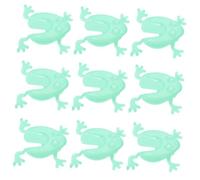 KICHOUSE 100 Pezzi Giocattolo Rana rimbalzante Giocattolo Che Salta la Rana Giocattolo saltellanti Giocattoli per Feste per Borse premendo i Giocattoli Mini plastica Verde