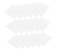 KICHOUSE 100 Pezzi Sacchetto di Carta Dvd CD Titolari Bianco Manica coperture Buste Sacchetto di Carta CD Porta CD Porta Dvd Busta portaoggetti in Carta custodie Dvd Bianca