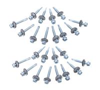 KICHOUSE 100 Pezzi Viti Autoforanti per Coperture Metalliche Testa