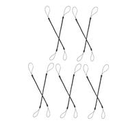 KICHOUSE 10pezzi Corda Retrattile Per Penna Lanyard Antifurto Con Design Molla Per Accessori e Scrittura