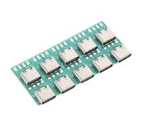 KICHOUSE 10pezzi USB c Connector Board Adattatore per Trasferimento Conversione PCB per Installazione Facile e Versatile Compatibile Dispositivi