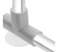 KICHOUSE 12 Connettori a T e Angolari in Plastica per Box Giunti di Sicurezza per Recinto Modulare Installazione Rapida e Struttura Stabile per Area Gioco Regolabile