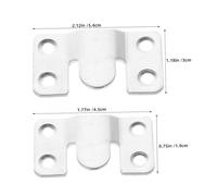 KICHOUSE 12 Pezzi Connettori per Mobili in Acciaio 12 Pezzi, Ganci per Quadri e Specchi Resistenti, Clip ad Incastro per Divano Componibile, Staffe di Montaggio per Divani Modulari e