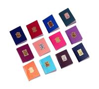 KICHOUSE 12 Pezzi di mini libro arredamento del mini libro di libro di simulazione mini Libro della casa in miniatura mini libri per casa delle bambole carta rivestita