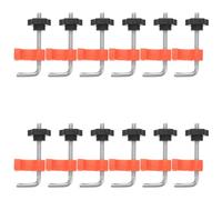 KICHOUSE 12 pezzi Morsetti Angolari per Falegnameria e Sollevamento Pietre Morsetti Multiuso per Posizionamento Angolo Retto in Legno Granito e Marmo Bloccaggio Sicuro e Allineamento