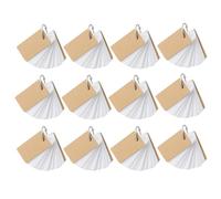 KICHOUSE 12 pezzi Quaderno Anelli Portatile con Cartacei per Vocabolario Blocchi Note Memo Compatti e Facili da Trasportare per Scrivere e Organizzare Appunti