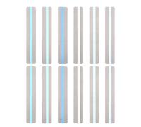 KICHOUSE 12 righelli sovrapposti per dislessia - Segnalibri colorati con righello per tracciare e guidare la lettura in classe - Strisce sovrapposte per la dislessia per ridurre lo stress visivo