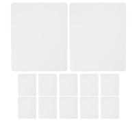 KICHOUSE 12 tappetini per mouse vuoti per sublimazione - Tappetino da scrivania bianco per trasferimento termico per lavori creativi - Tappetino per mouse 8,7x7,3 pollici per PC, gaming, casa,