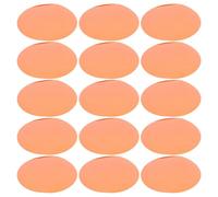 KICHOUSE 15 Pezzi Pellicola Correttiva Gel Trasparente Autoadesiva per Fari Filtro Colore Lampada Tondo in Pet Resistente allo Sbiadimento per Illuminazione Interna Camere e Soggiorni