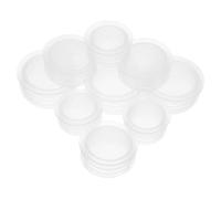 KICHOUSE 150 Pezzi Coperchi per Barattoli di Conserva in Plastica Trasparente, Tappi Riutilizzabili per Barattoli a Bocca Larga da Cucina, Sigillanti Anti-perdita per Alimenti e Bevande