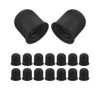 KICHOUSE 16 boccole Antiurto per Pattini a rotelle: paraurti in plastica di Ricambio per Skateboard - Accessori per Fermare la Punta dei Pattini a rotelle