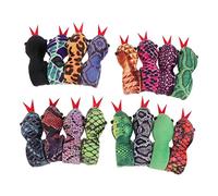 KICHOUSE 16 Pezzi Bracciale che applaude il serpente Braccialetto braccialetti per ragazze braccialetti schiaffi per ragazze Braccialetti schiaffeggiati favore di partito ferrolega