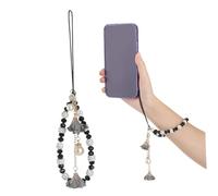 KICHOUSE 1Pezzi Cinturino per Cristallo con Ciondolo Cordino Elegante e Accessorio Antiscivolo per Telefono per Amiche e Famiglia