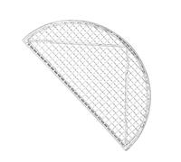 KICHOUSE 1pezzi Rete Ispessita in Acciaio Per Ristorante Utensile Da Cucina Per Friggere Tempura e Costolette Rete Per Frittura Giapponese Facile Filtrare Olio