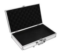 KICHOUSE 1pezzi Valigetta Portatile Alluminio Per Sound Cards Design Elegante e Capacità e Resistente Urti Protezione Ottimale Per Audio e Accessori