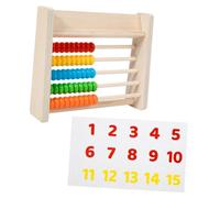 KICHOUSE 1Set Abaco Legno per Insegnamento della Matematica Didattico per Perline per Sviluppare e Precisione nei Calcoli