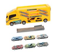 KICHOUSE 1Set Auto Pieghevolper Trasporto con Veicoli da Ingegneria Interattivo per Ore Divertimento