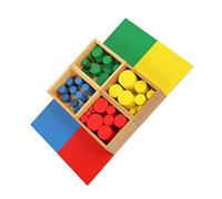 KICHOUSE 1Set Giocattoli Educativi Montessori con Cilindri Colorati Sensoriale per Sviluppo delle Abilità Motorie per Anni per Apprendimento