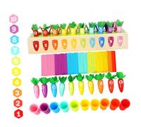 KICHOUSE 1Set Giocattoli Educativi per Ordinare Colorate per attività Montessori per Sviluppo delle capacità Motorie nei Anni