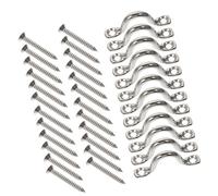 KICHOUSE 1Set Maniglie Inossidabile per Kayak Maniglie e Viti Fissaggio per Ancoraggio Accessori Pratici e Resistenti per Barche e Canoe