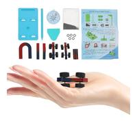 KICHOUSE 1Set Physics Experiment Magnets Laboratory Science Magnet Set Labs Junior Science Education Experiment Strumenti Intelligence Development Insegnamento