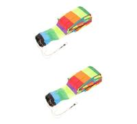 KICHOUSE 2 Pezzi Coda Aquilone Colorata Sostituibile con Nastro Piatto e Connettore Decorazione Multicolore Lunga per Aquiloni Grandi e Altri Giochi Volanti Facile da Installare e