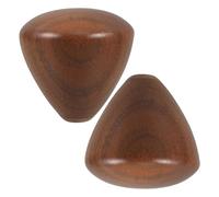 KICHOUSE 2 pezzi di ricambio per macinacaffè: pomello per macinacaffè manuale in noce, impugnatura ergonomica in legno con foro da 6 mm, compatibile con macina spezie e