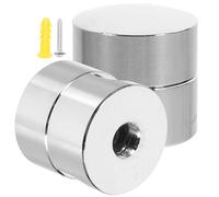 KICHOUSE 2 Pezzi Ganci Fissacavi in Alluminio Argento per Lampadari Connessione Sicura e Facile Installazione per Decorazioni Casa