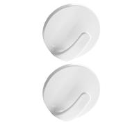 KICHOUSE 2 Pezzi Ganci Magnetici per Frigorifero in Abs Bianco Calamite Potenti, Resistente alla Deformazione, per Organizzare Cucina e Ufficio