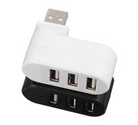 KICHOUSE 2 Pezzi Hub USB 30 Adattatore Hub Splitter Estensione Hub Di Ricarica USB C Ad Alta Velocità Cavo Per Laptop Adattatore Multiporta Multiporta Hub Extender Abs