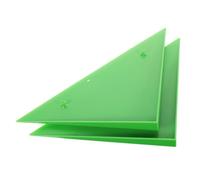 KICHOUSE 2 Pezzi Lato del tavolo da calcio Accessori per macchine per biliardo protezione della copertura angolare paraurti d'angolo accessorio per biliardino i fianchi Verde