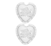 KICHOUSE 2 stampi per dare forma alla frutta: stampo per la coltivazione di frutta a forma di cuore - strumento riutilizzabile in plastica per la formatura di frutteti - strumento fai-da-te per