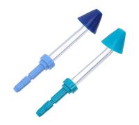 KICHOUSE 2 Testine di Ricambio per Idropulsore, Ugelli Intercambiabili per Irrigatori Orali, Accessori per Lavaggio Nasale, Set 2 Pezzi Verde Menta e Blu, Sostituzione Testine per Pulizia
