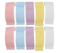 KICHOUSE 20 Carta Termica per Stampante Etichette Adesive Rettangolari Autoadesive Colorate per Codifica Indirizzi Foto e Uso Domestico Compatibile con Stampanti Termiche e Maker